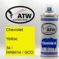 Preview: Chevrolet, Yellow, 34 / WA9414 / GCO: 400ml Sprühdose, von ATW Autoteile West.